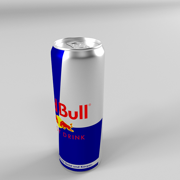 Red Bull Can by kanal3d | 3DOcean